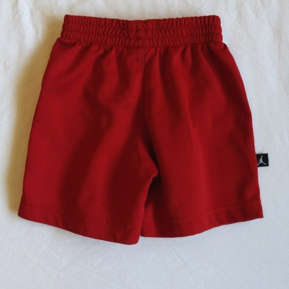 jordan red mesh athletic shorts 2T toddler boys - Picture 5 of 6